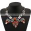 2015 newest spring summer designer exaggerated chunky bib statement fashion cross necklace