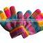 Beautiful winter cheap customized promotional magic gloves with embroidered logo