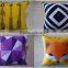 hot sell colorfull comfortable polyester cushion
