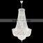Silver European Classical Hotel Lobby Chandelier Pendant Lights