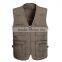 Custom men fashion fishing vest 2016