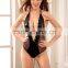 Temptlife Brand TL1124 Sexy High Waist Suspender Bodystocking sexy lingerie factory supply bodystocking