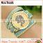 Fashion new design multilayer leather rhinestone wrist bracelet elephant watch