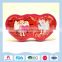 Unique double heart shape gift packaging tin box for Valentine's Day