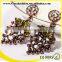 wholesale designer jewelry leaf traditional cheap pearl earrings