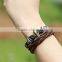 New Charm Cooper Infinity Leather Braid Friendship Bracelet