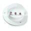 Outdoor Solar Powered LED Wall Path Landscape Mount Garden Fence Light Lamp