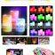 Battery-Operated Real Wax Flameless Candles LED Color-Changing Candles With Remote and Timer