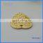 Zinc alloy decorative label for purse the heart shape metel label for bags wholesale
