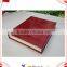 leather book shape special packing gift box