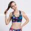 2016 High support wholesale athletic wear breathable four way stretch compression women bra sports bra