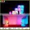 Modern design LED plastic furniture for outdoor