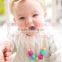 multicolor kids silicone teething necklace good quality copper teething necklace teething Baby TN053