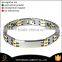 High Quality Cheap Custom 4 In 1 Bio Energy Elements Healthy Magnetic Tungsten Bracelet Men