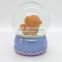 popular cute indoor snow water globe with resin bear