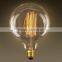 G125 Brass Base Round 25W Vintage Edison Light Bulb