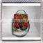 Leather And African Printed Wax Fabric Handbag