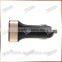 Wholesale auto car charger for iphone, 25W 5.1A 3 port usb car charger, black