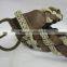 PU and lace braided decorative dress belt for dress