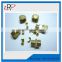 Brass knurled nut heat ultrasonic inserts straight hole series