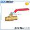 ART.1065 China Valve C/C Sweat*Sweat Forged 600 WOG Solder End Full Port In-Line Brass Ball Valve, Two-Piece, Long Lever Handle