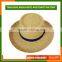 Best-Selling Promotional Men's Fedora Straw Cowboy Hat