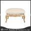 solid wood furniture / creative linen fabric soft roll armchair/ romantic ottoman