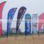 beach flying banner pole