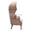 Ellis wood occasional round egg shape Chair