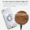 Newest Style Wooden Bamboo QI Wireless Charger Receiver For Galaxy S5 Mini Size.