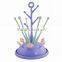 New design for baby feeding bottle stand Detachable drying shelf for bottles