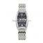 Fashion popular elegant gold tonneau lady watch 30m waterproof 316 stainless steel quartz watch