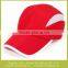 unstructured 6 panel 100%polyester sports hat mesh cap