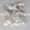 transparent 17CM wholesale short chandelier beaded prism with spiral scroll hook