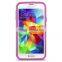 Double Layer Case for Samsung Galaxy S5 SM -G900F / SM - G900H / SM - 900R4 - Kubalt Type (White / Pink)