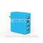 multifunction fast 5V 2A 4 ports portable travel wall usb charger