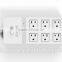 High power durable white USB charging travel power strip with 4 USB sockets