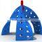 Hot kids used rock plastic exercise climbing wall