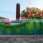 lifelike chameleon inflatable slide with full printing