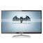 27 Inch white colour desktop monitor with 12v vga