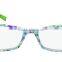 wholesale popular plastic flower printing reading glasses