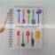 double loop binding wire spiral notebook