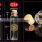 Fashion Mini 5/10/20/30/50ml bottle with aluminum cap, penicillin bottle floating bottle glass good luck wishing bottle