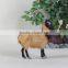 real fur animal giant size handicraft sheep plush wholesale garden ornaments