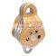 Lasted Super-light Aluminum Flexible 8mm Double Pulley