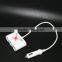 Voxlink 3 Way Car Cigarette Lighter Socket Splitter Charger Power Adapter with 2 USB Ports 12V-24V