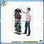 2016 hot selling standing metal customized cap rack
