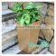 large ourdoor plastic planters with self watering system