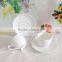 Haonai Good quality color glazed sublimation coffee tea cup mug set