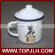 wholesale best price white sublimation printable tea cup enamel